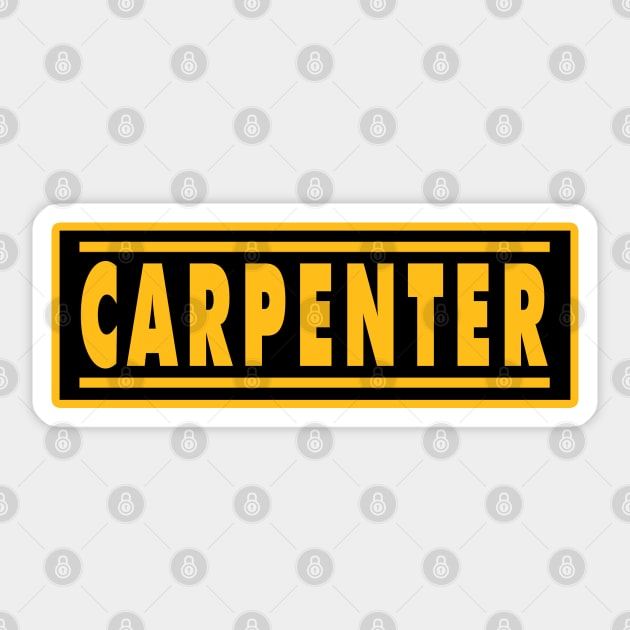 Carpenter Sticker by  The best hard hat stickers 